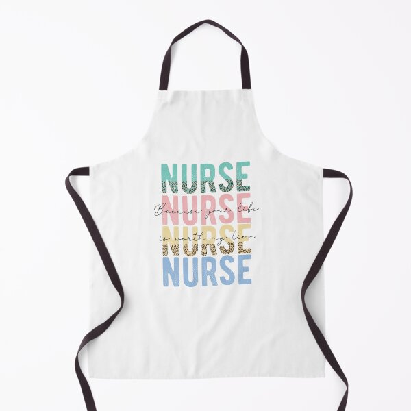 Item preview, Because Your Life Is Worth My Time Nurse Leopard designed and sold by krystalRomanart.