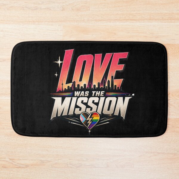Item preview, Love Was The Mission LGBTQ+ Pride Design designed and sold by DesignAnother.