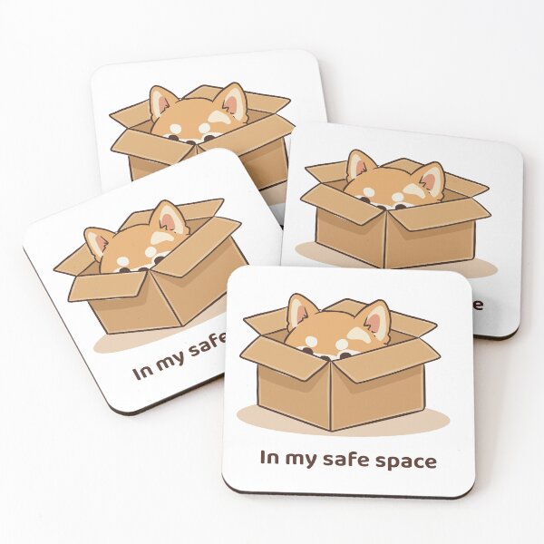 Item preview, In My Safe Space Kawaii Shiba Inu Introvert Design designed and sold by MJ ART.