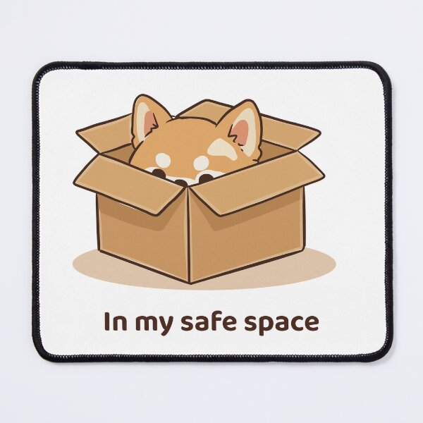 Item preview, In My Safe Space Kawaii Shiba Inu Introvert Design designed and sold by MJ ART.