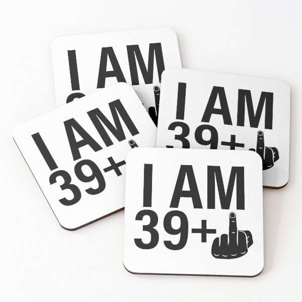 Item preview, 39+1 – Officially 40 Funny Birthday Milestone Design designed and sold by EmeraldeaArt.