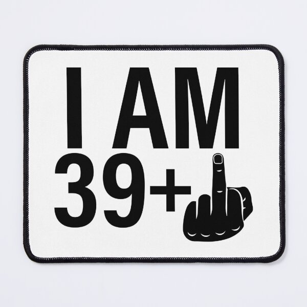 Item preview, 39+1 – Officially 40 Funny Birthday Milestone Design designed and sold by EmeraldeaArt.