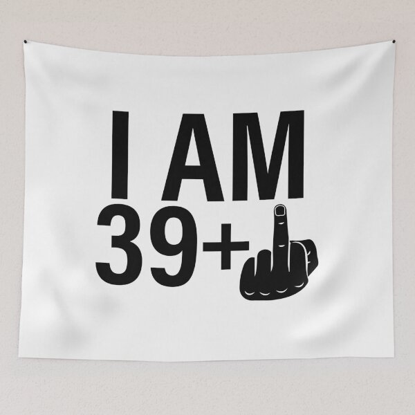 Item preview, 39+1 – Officially 40 Funny Birthday Milestone Design designed and sold by EmeraldeaArt.