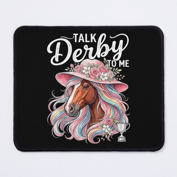 Item preview, Talk Derby To Me Elegant Horse With Floral Hat Derby Style designed and sold by Phil Ben.
