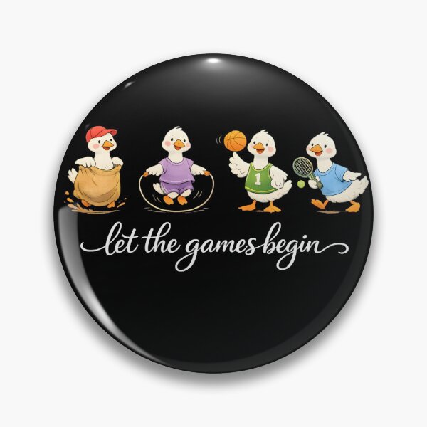 Item preview, Field Day Let the Games Begin Field Trip Funny Duck Shirt – Cute Farm Ducks Design – Animal Humor designed and sold by THREE LITTLE BEANS.