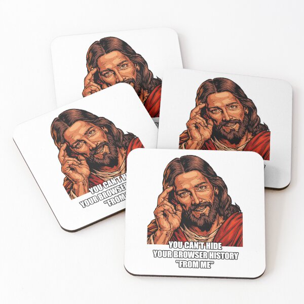 Item preview, Cant Hide Browser History Jesus Pointing Meme designed and sold by Piotrek0001.