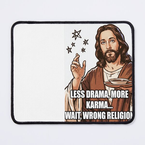 Item preview, Less Drama More Karma Wrong Religion Stars designed and sold by Piotrek0001.