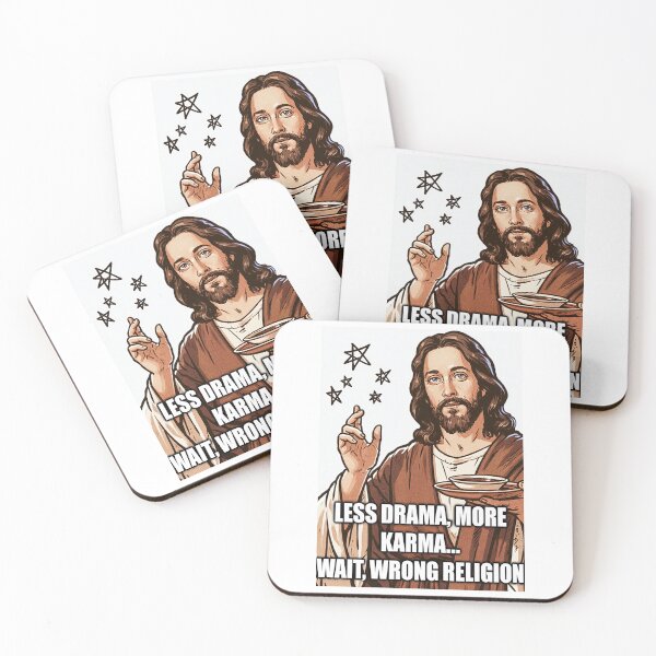 Item preview, Less Drama More Karma Wrong Religion Stars designed and sold by Piotrek0001.
