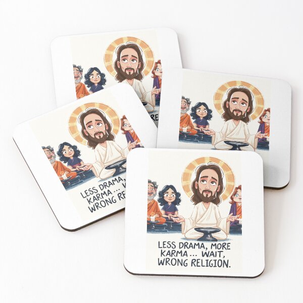 Item preview, Less Drama More Karma Jesus Looking Up designed and sold by Piotrek0001.