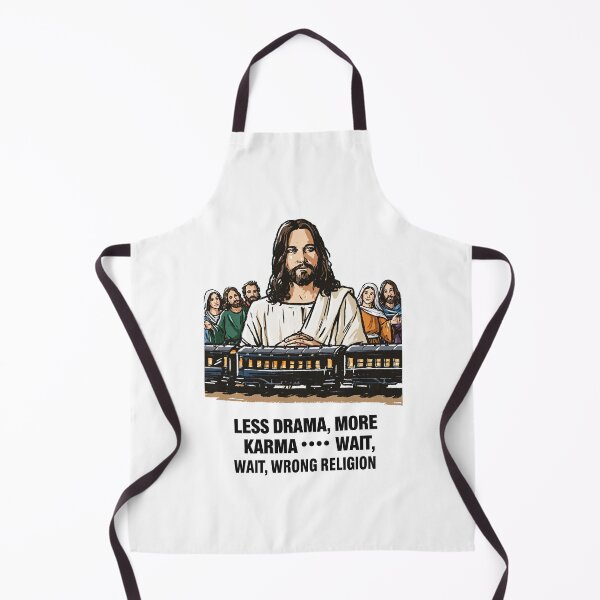 Item preview, Less Drama More Karma Jesus Staring Graphic designed and sold by Piotrek0001.