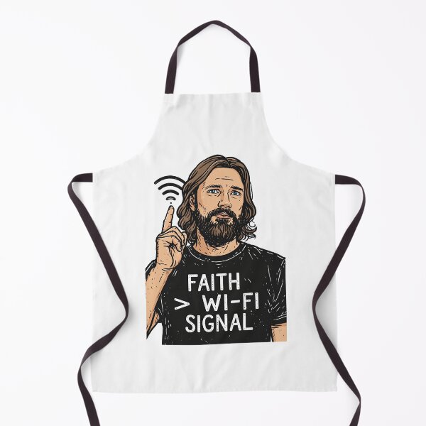 Item preview, Faith Greater Than Wi Fi Signal Pop Art designed and sold by Piotrek0001.