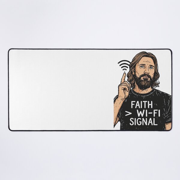 Item preview, Faith Greater Than Wi Fi Signal Pop Art designed and sold by Piotrek0001.