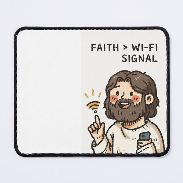 Item preview, Faith Greater Than Wi Fi Signal Simple Art designed and sold by Piotrek0001.