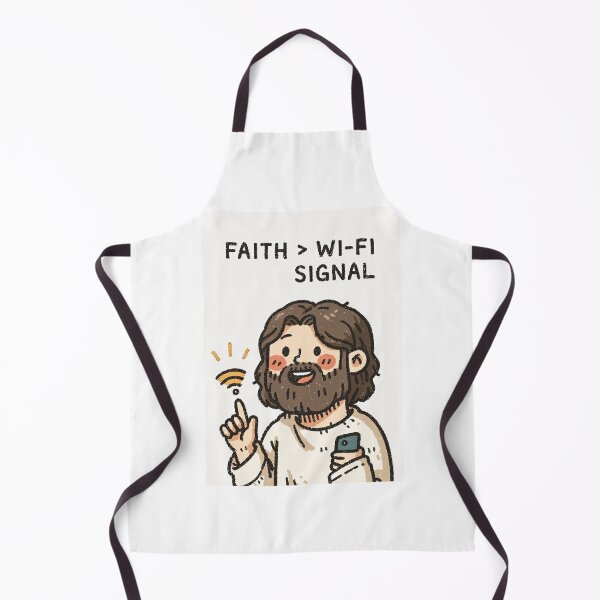 Item preview, Faith Greater Than Wi Fi Signal Simple Art designed and sold by Piotrek0001.