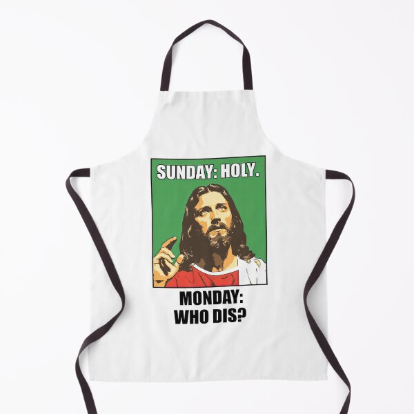 Item preview, Sunday Holy Monday Who Dis Green Background designed and sold by Piotrek0001.