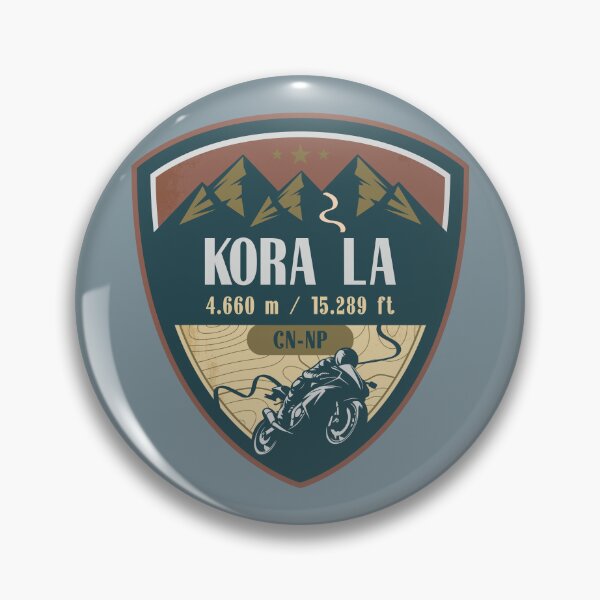 Item preview, Kora La Himalaya Nepal Biker Badge designed and sold by CynthiaGraphics.