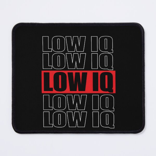 Item preview, Low IQ Funny Meme Shirt – Bold Typography Humor Design – Sarcastic Joke designed and sold by THREE LITTLE BEANS.