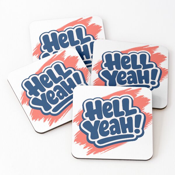 Item preview, Hell Yeah! Bold Affirmative Statement Graphic designed and sold by AntiqueImages.