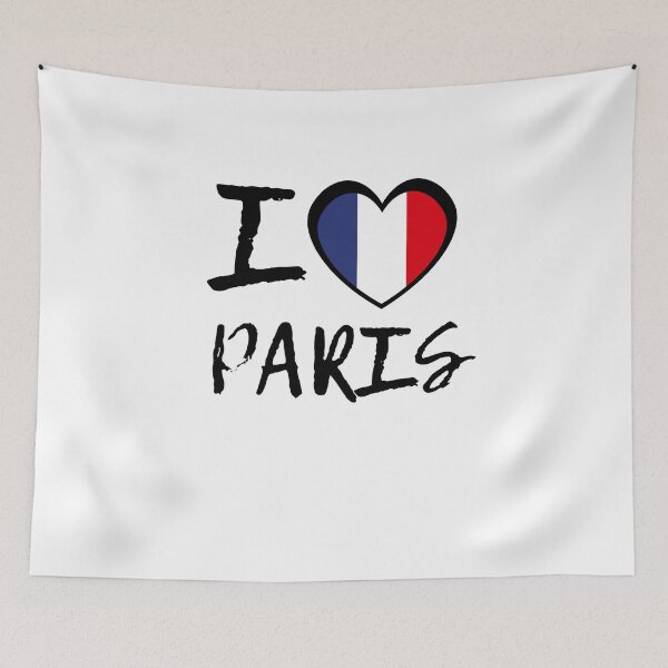 Item preview, I love Paris - T-shirt for travelers designed and sold by TobiasLogic.