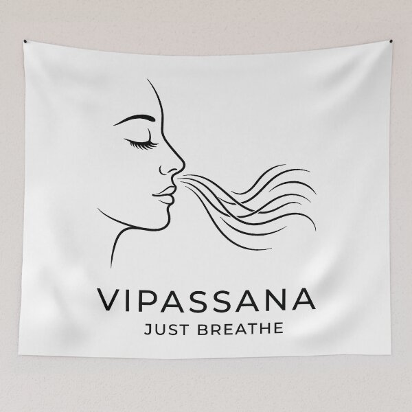 Item preview, Vipassana – Just Breathe | Mindfulness Zen Meditation Calm Design designed and sold by ArtsyExplorer.