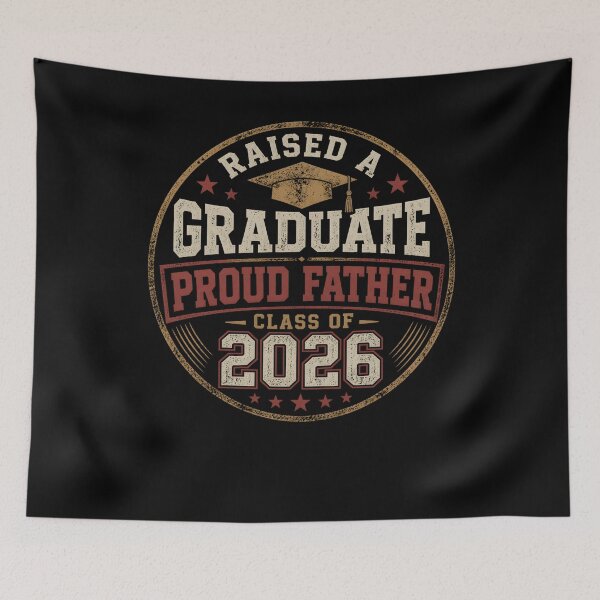 Item preview, Proud dad of Graduate 2026 Shirt – Raised a Graduate Dad Gift – Class of 2026 Graduation designed and sold by THREE LITTLE BEANS.