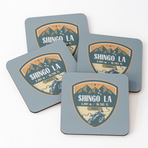 Item preview, Shingo La Himalaya India Biker Badge designed and sold by CynthiaGraphics.