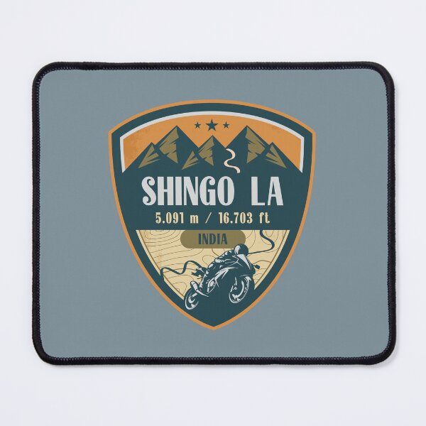 Item preview, Shingo La Himalaya India Biker Badge designed and sold by CynthiaGraphics.