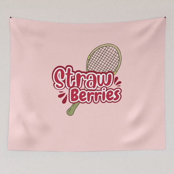Item preview, Strawberries and tennis designed and sold by BritishDelights.