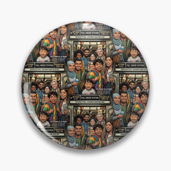 Item preview, FULL-HOUSE STATION_<<POV: A SUBWAY FULL OF CROWDS.. JUST SMILE!!>> designed and sold by Pronoian-Space.