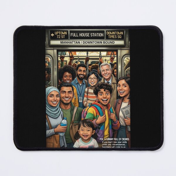 Item preview, FULL-HOUSE STATION_<<POV: A SUBWAY FULL OF CROWDS.. JUST SMILE!!>> designed and sold by Pronoian-Space.
