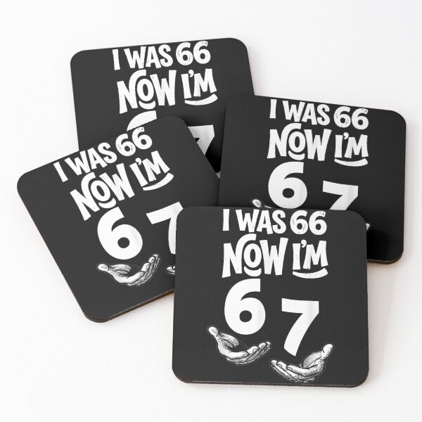 Item preview, Funny 67th Birthday Gag Gift I Was 66 Now I Am 67 designed and sold by Chaya Reid.