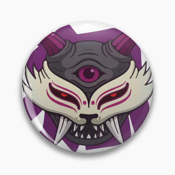 Item preview, Lavender Shadow Yokai - Purple Demon Spirit with Silver Mane designed and sold by ropexxx.