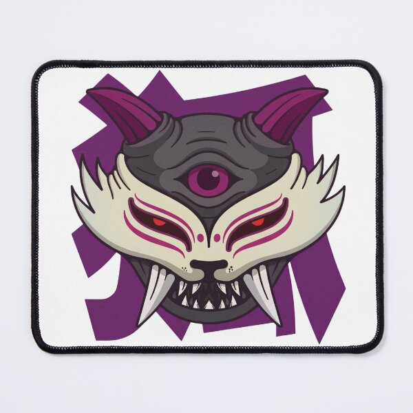 Item preview, Lavender Shadow Yokai - Purple Demon Spirit with Silver Mane designed and sold by ropexxx.