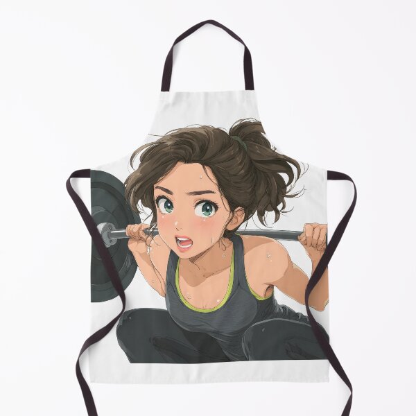 Item preview, Anime Gym Girl Barbell Squat designed and sold by Mrokar.