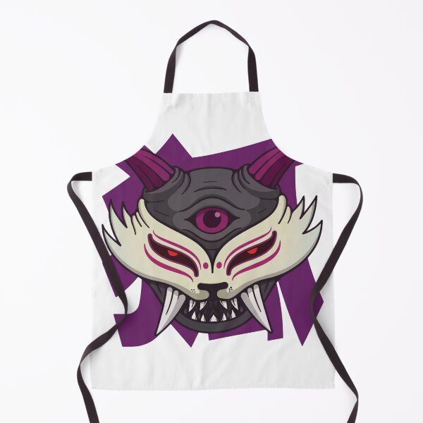 Item preview, Lavender Shadow Yokai - Purple Demon Spirit with Silver Mane designed and sold by ropexxx.