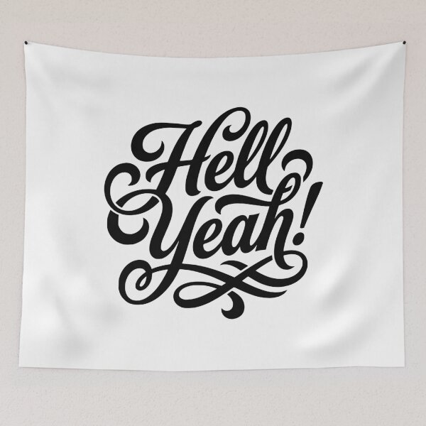Item preview, Hell Yeah! Enthusiastic and Always Ready to Go designed and sold by AntiqueImages.