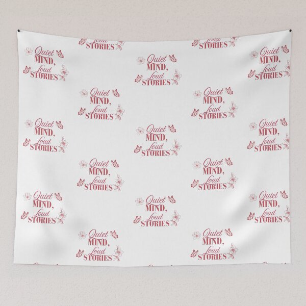 Item preview, "Quiet Mind, Loud Stories" Design designed and sold by OneMoreChapter54.