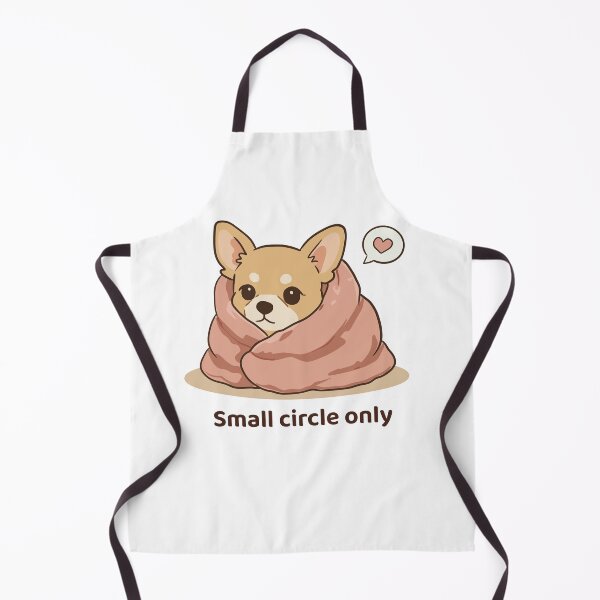 Item preview, Small Circle Only Kawaii Chihuahua Introvert Design designed and sold by MJ ART.