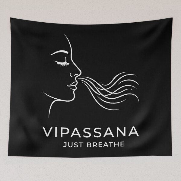 Item preview,  Vipassana – Just Breathe | Mindfulness Meditation Calm Design designed and sold by ArtsyExplorer.