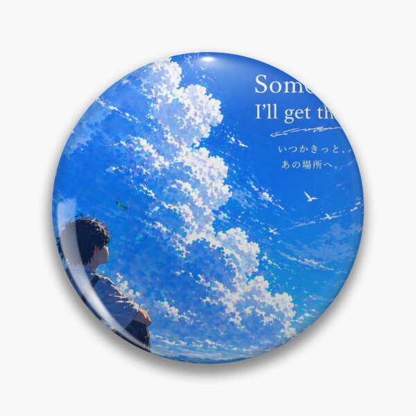 Item preview, Someday I’ll Get There Aesthetic Quote Art | Dreamy Sky Anime Illustration | City View Scene designed and sold by NA-art725.