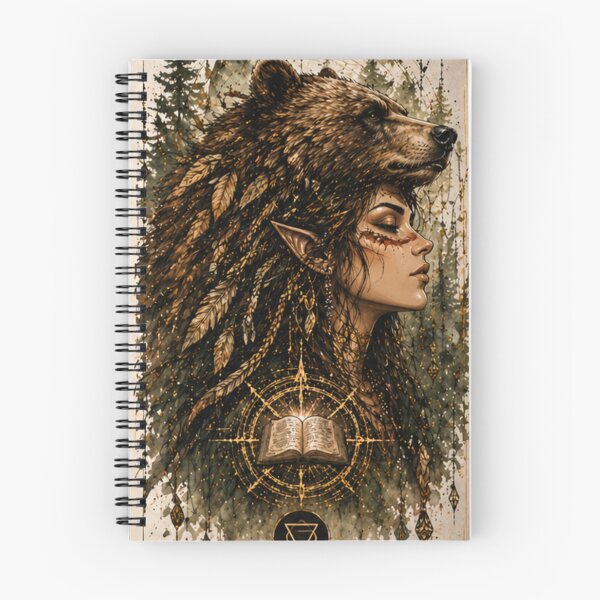 Item preview, Bear Spirit – Strength & Grounding Fantasy Art designed and sold by InnerwayStudio.