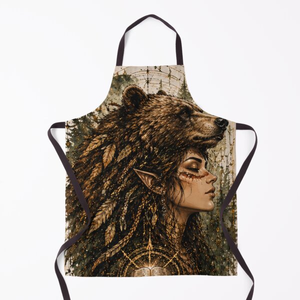 Item preview, Bear Spirit – Strength & Grounding Fantasy Art designed and sold by InnerwayStudio.