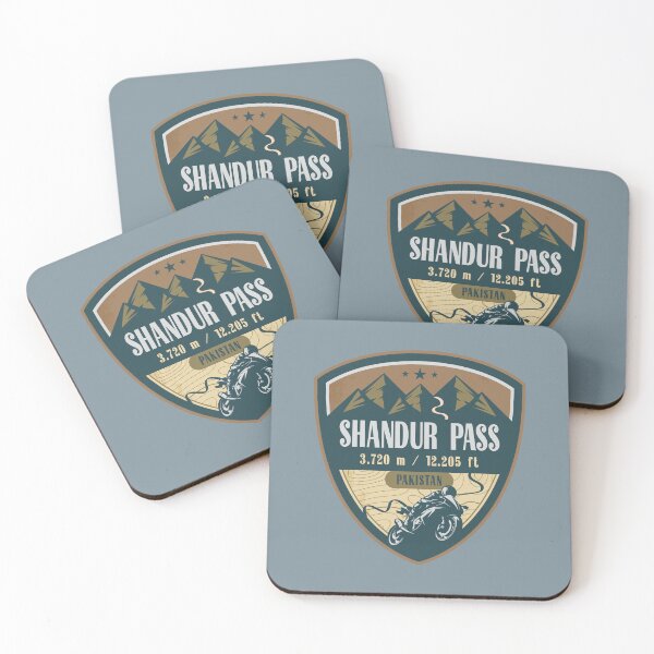 Item preview, Shandur Pass Hindu Kush Pakistan Biker Badge designed and sold by CynthiaGraphics.