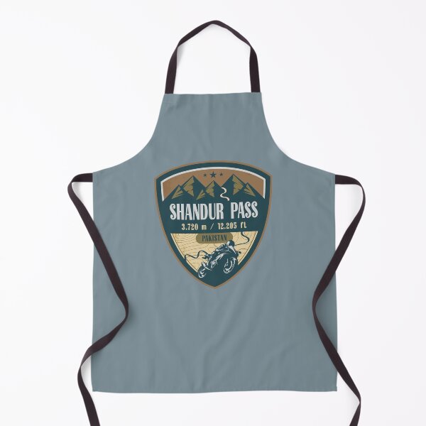 Item preview, Shandur Pass Hindu Kush Pakistan Biker Badge designed and sold by CynthiaGraphics.