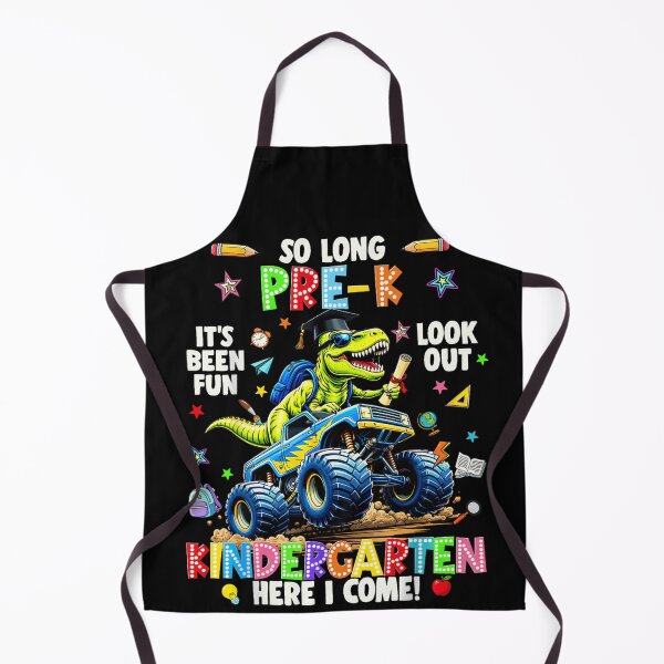 Item preview, So Long Pre-K Kindergarten Here I Come Monster Truck Rex Graduation designed and sold by Chaya Reid.
