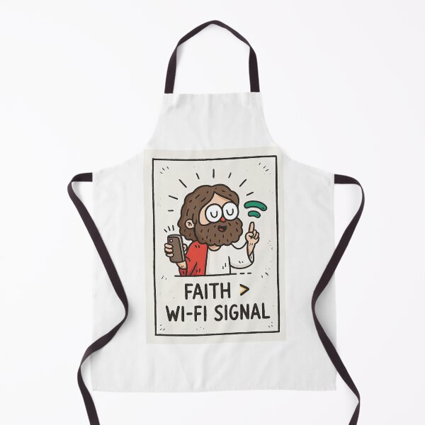 Item preview, Faith Greater Than Wi Fi Signal Flat Design designed and sold by Piotrek0001.