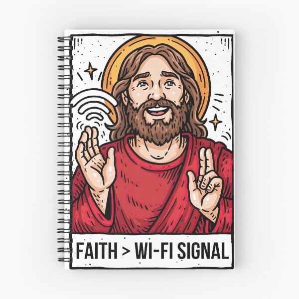 Item preview, Faith Greater Than Wi Fi Signal Red Shirt designed and sold by Piotrek0001.