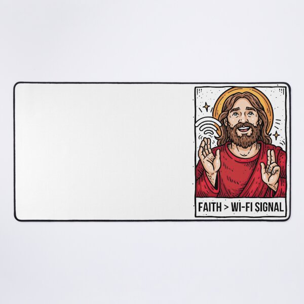 Item preview, Faith Greater Than Wi Fi Signal Red Shirt designed and sold by Piotrek0001.