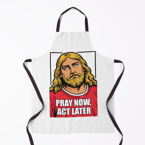 Item preview, Pray Now Act Later Jesus Red Background designed and sold by Piotrek0001.
