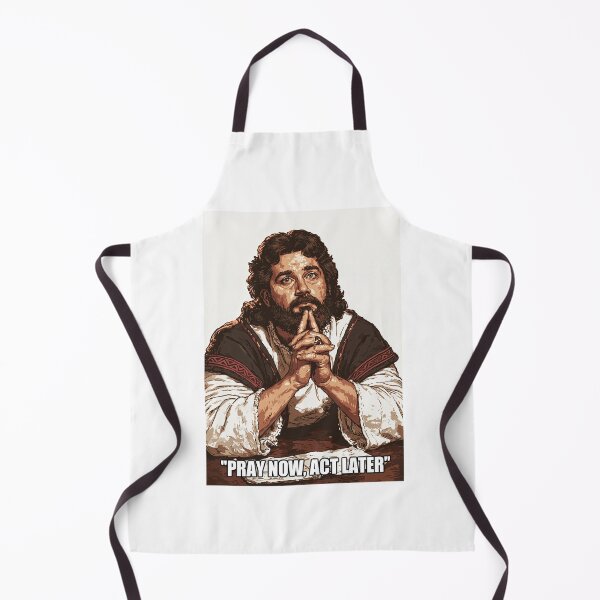 Item preview, Pray Now Act Later Jesus Classic Portrait designed and sold by Piotrek0001.
